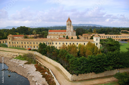 French Riviera, the Lerins Islands: abbey Saint-Honorat photo