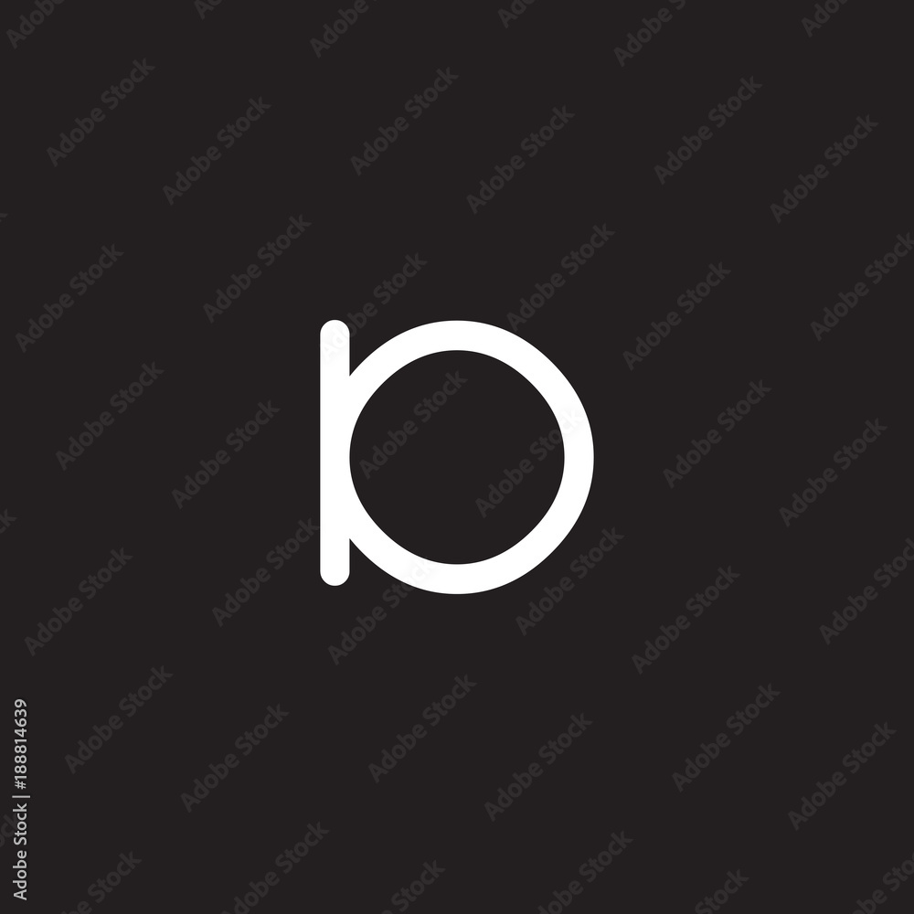 initial letter rounded logo modern white initial letter rounded logo modern white