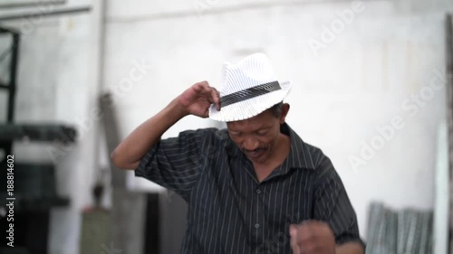 Brazilian Man Dancing Samba - Sambista photo