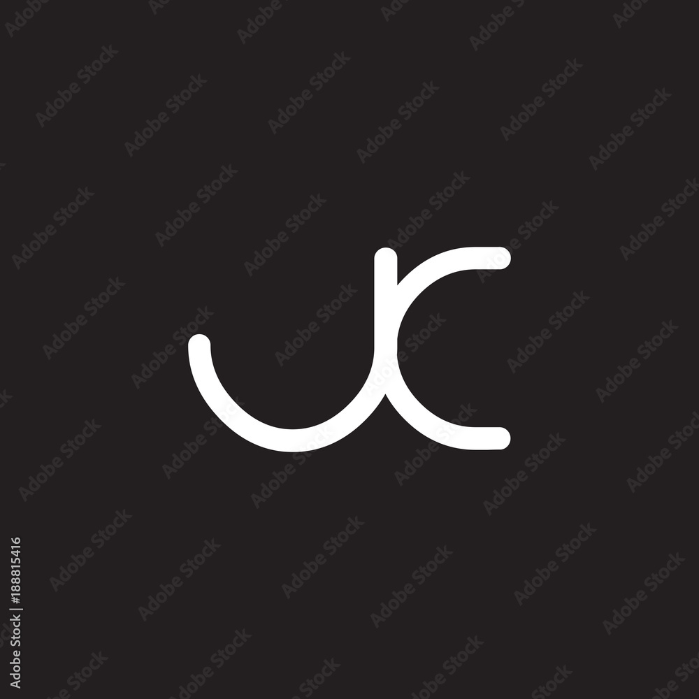 initial letter rounded logo modern white initial letter rounded logo modern white