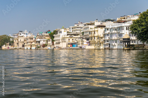 waterfront of Udaipur, Rajasthan