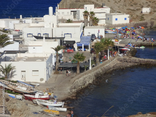 La Isleta del Moro Arráez, localidad del Parque Natural Cabo de Gata-Níjar, Provincia de Almería, perteneciente al municipio de Níjar