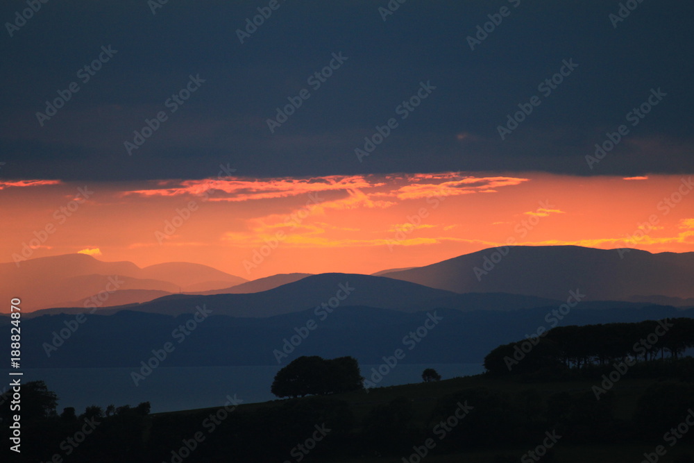Lake District sunset