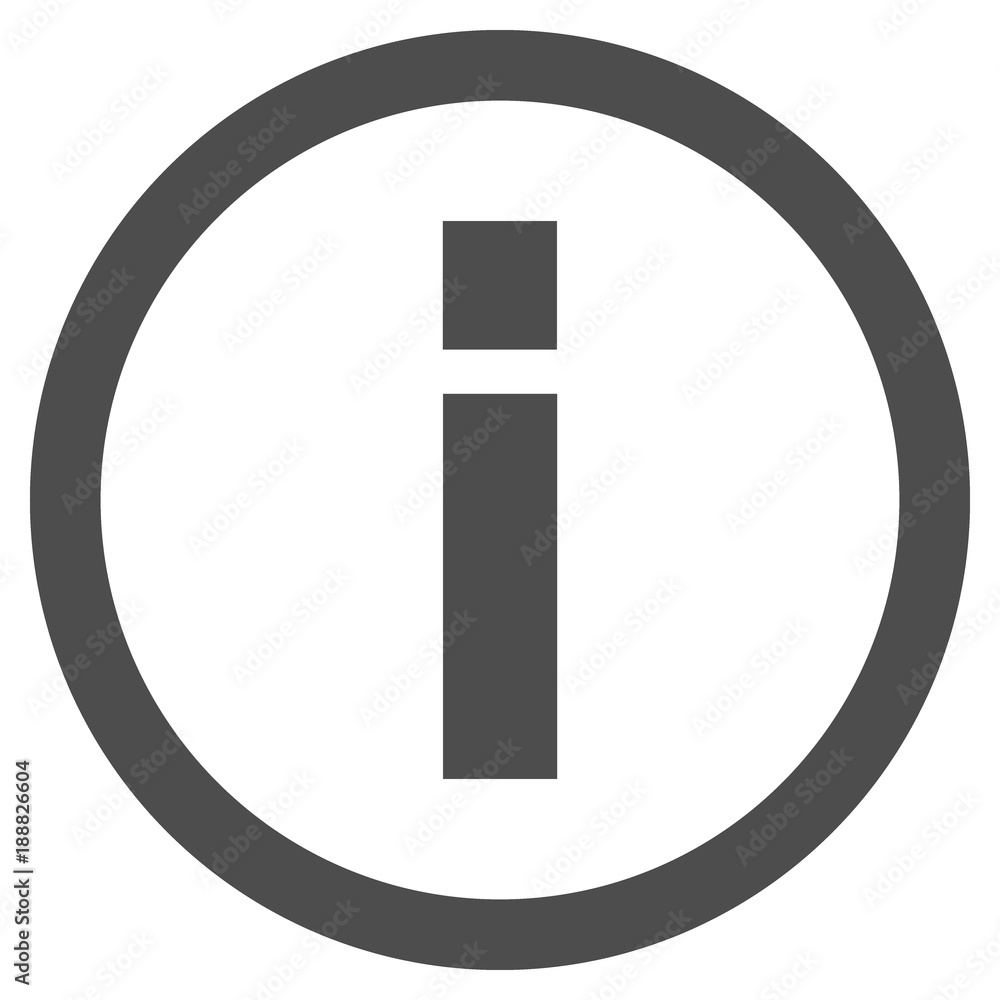 Information sign in circle. Vector icon. Information sign in circle. Vector icon.