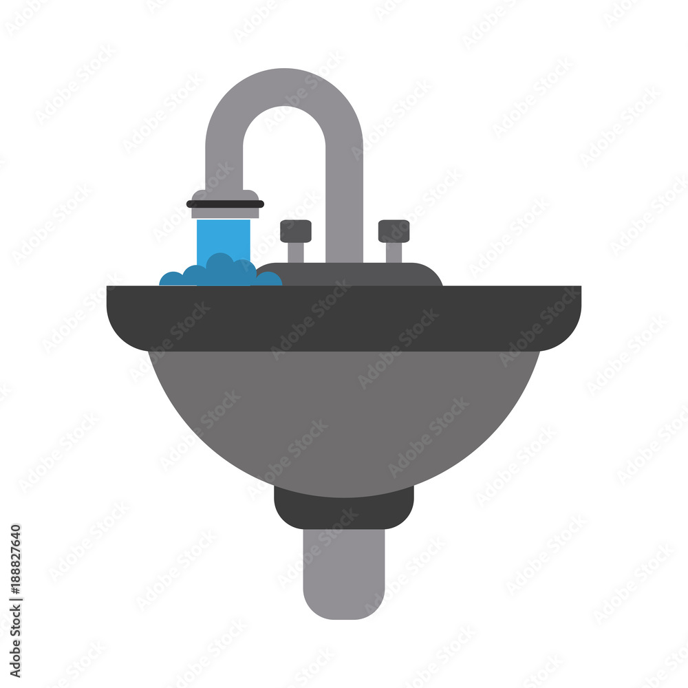 Bathroom sink isolated icon vector illustration graphic design Bathroom sink isolated icon vector illustration graphic design