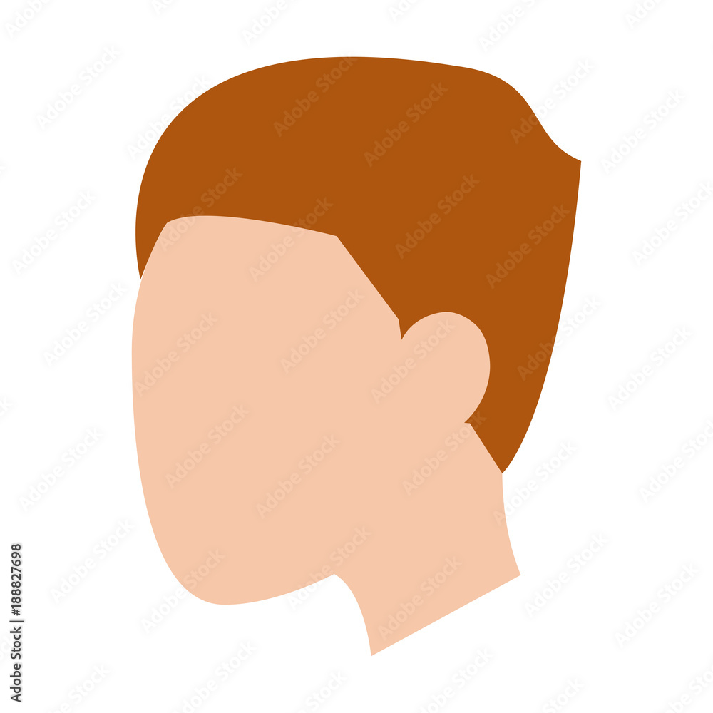 Faceless man head icon vector illustration graphic design Faceless man head icon vector illustration graphic design