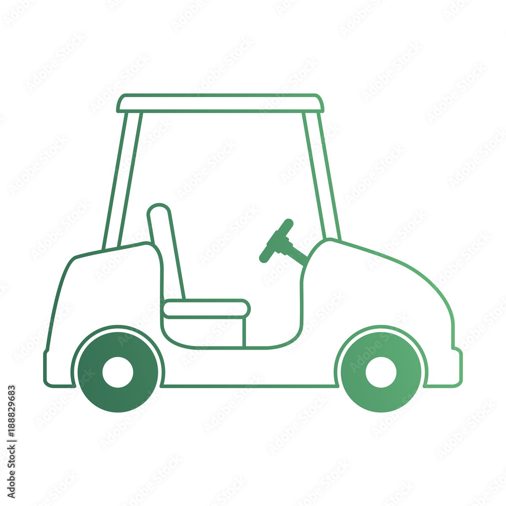 golf car isolated icon vector illustration design golf car isolated icon vector illustration design