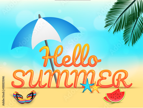 Summer Sale Banner Design..