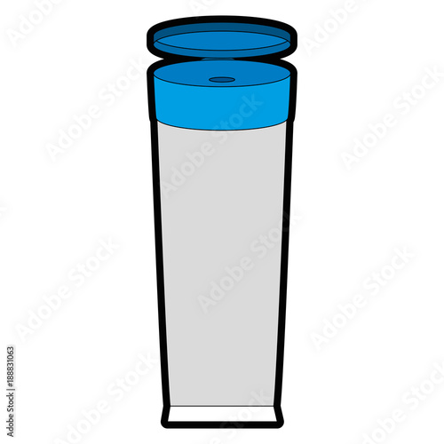 bottle product cream icon vector illustration design