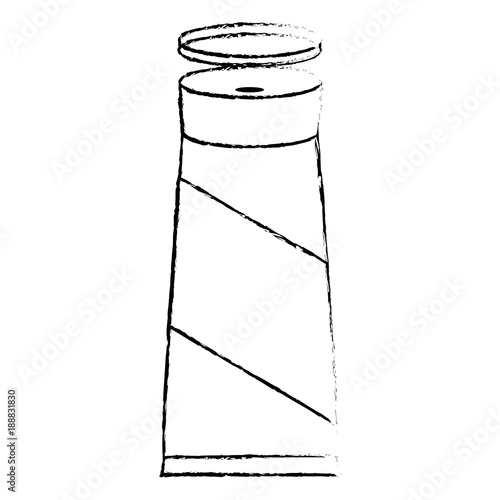 bottle product cream icon vector illustration design