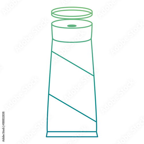 bottle product cream icon vector illustration design