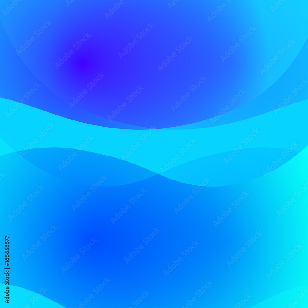 Trendy bright colorful background with wavy lines.