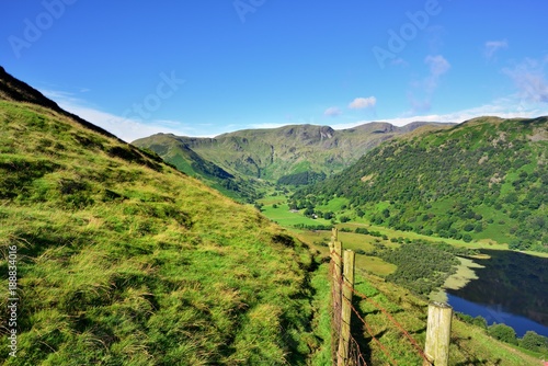 Fence and track towards Dovedale