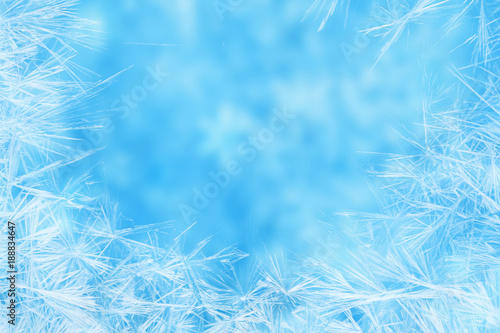 christmas real crystal snowflakes snow like background, winter holiday xmas concept © donfiore