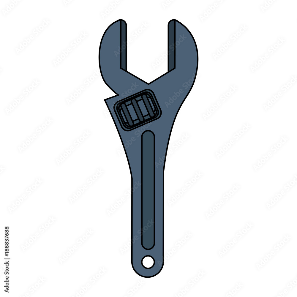 adjustable wrench tool icon vector illustration graphic design adjustable wrench tool icon vector illustration graphic design