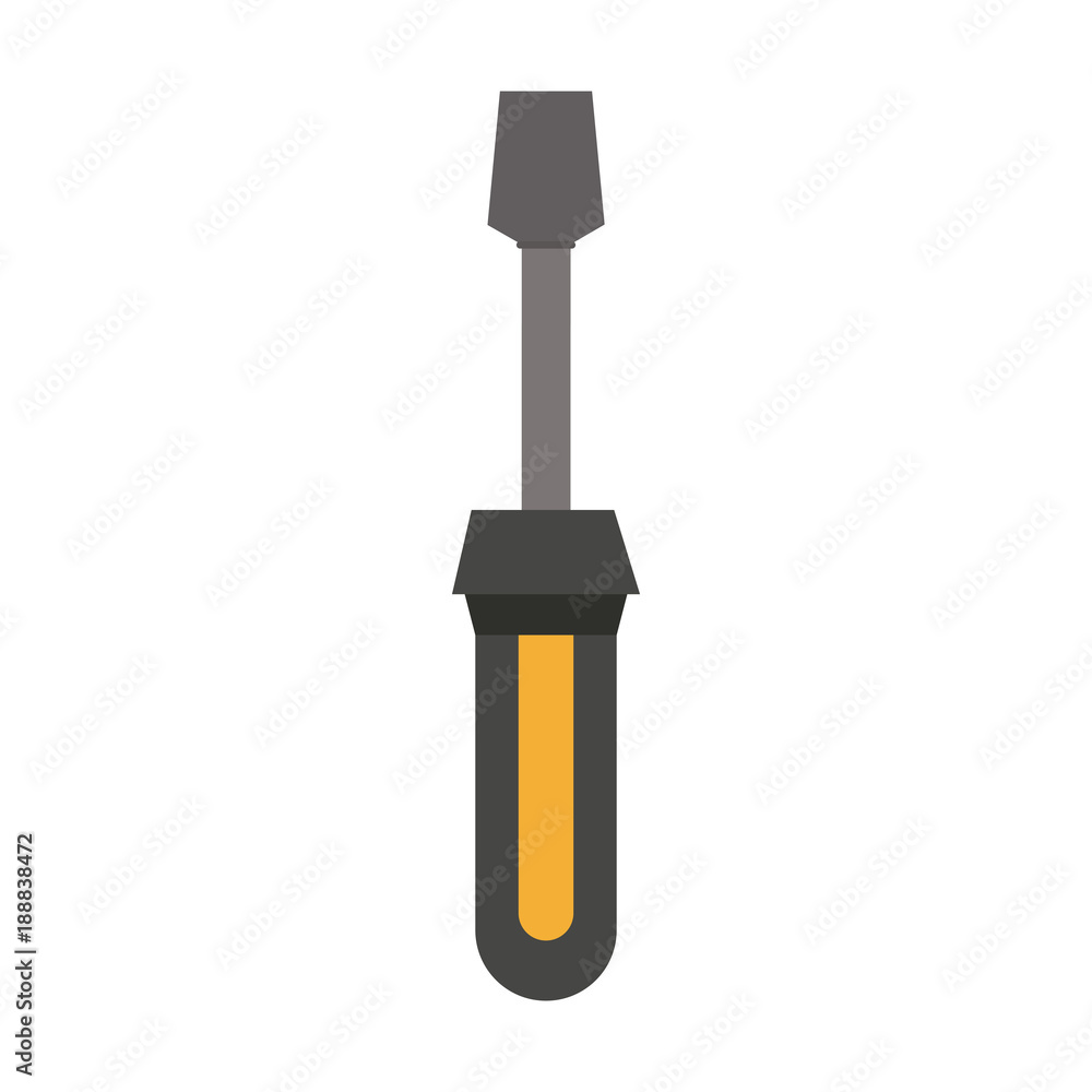 Screwdriver tool isolated icon vector illustration graphic design Screwdriver tool isolated icon vector illustration graphic design