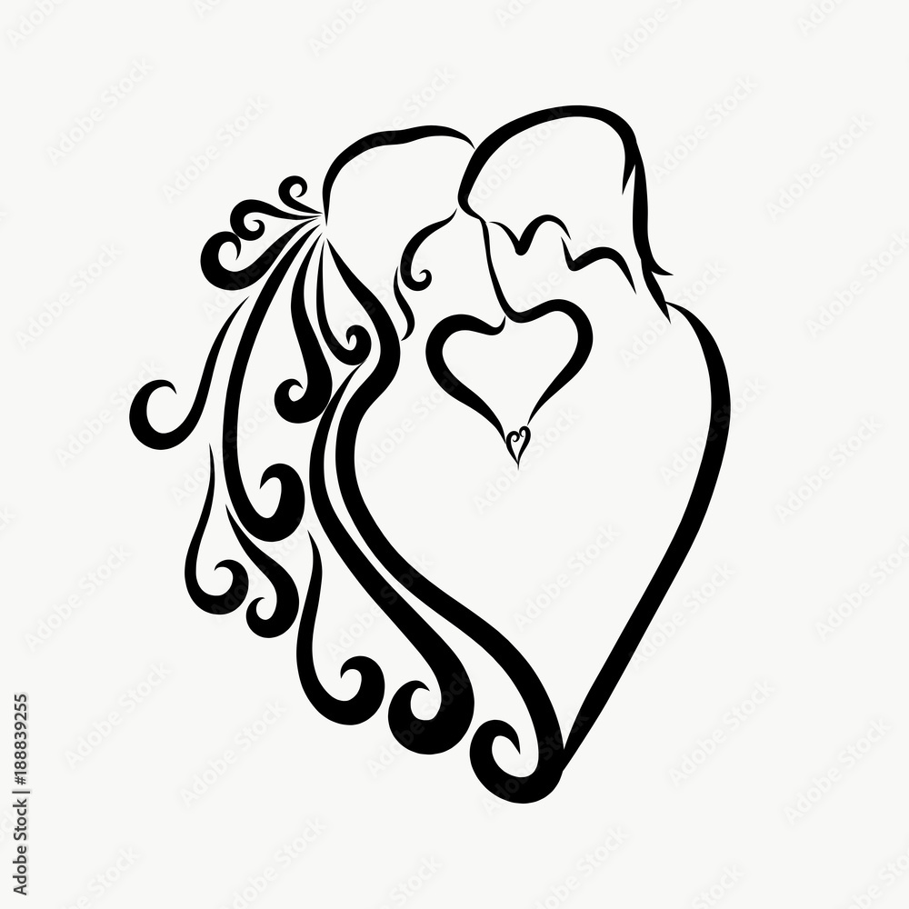 Continuous Line Drawing Vector Art PNG, Continuous Line Drawing Of Romantic  Couple Feeling Happy Vector Illustration, Wing Drawing, Couple Drawing, Rat  Drawing PNG Image For Free Download