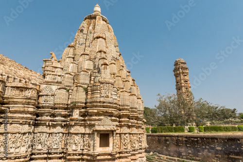 Samadhisvar Temple in Front of Vijaya Stambha Tower in Chittorgarh  Rajasthan