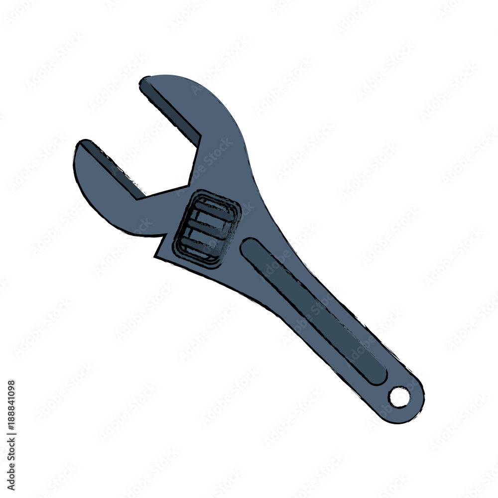 adjustable wrench tool icon vector illustration graphic design adjustable wrench tool icon vector illustration graphic design