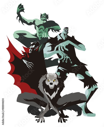 evil monsters group