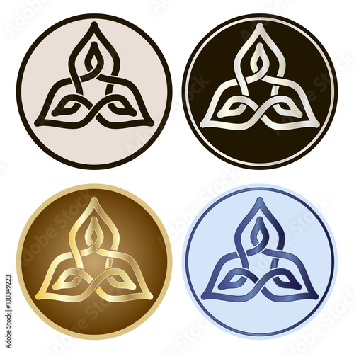 Celtic knots, set of icons