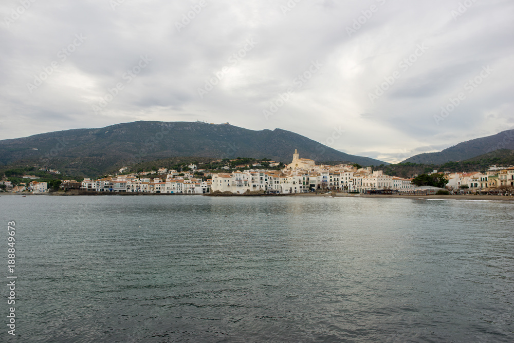 The village of Cadaques on the Costa Brava The village of Cadaques on the Costa Brava