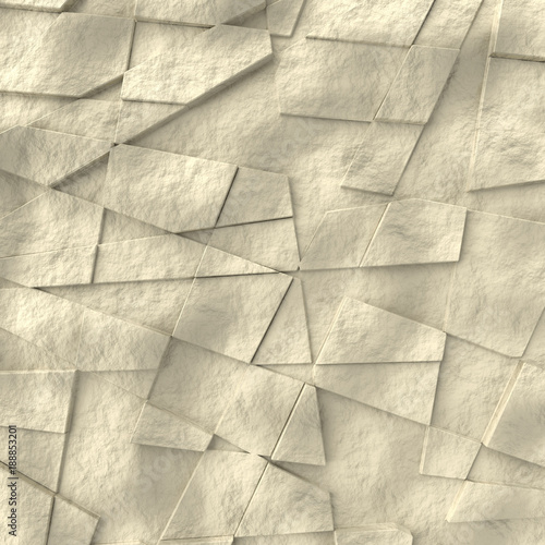 Stone wall. 3d rendering.