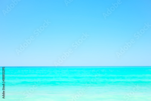 Blurred sea background. Concept of beach in summer.
