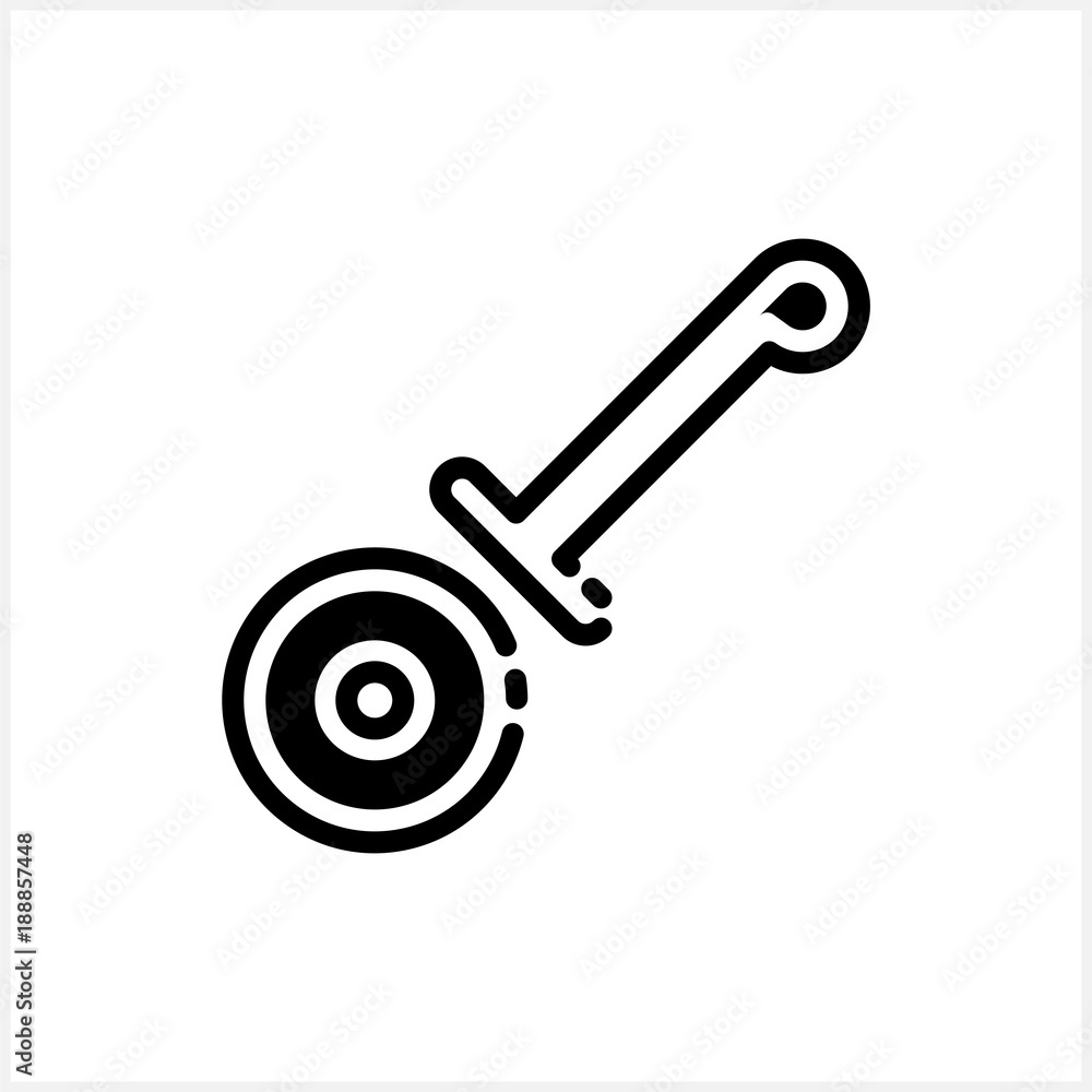 Pizza Cutter Icon, Pizza Slice Cutter Pizza Cutter Icon, Pizza Slice Cutter