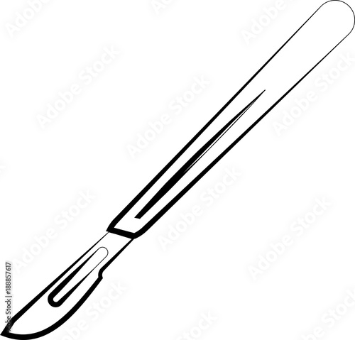 Surgical Scalpel Icon Design