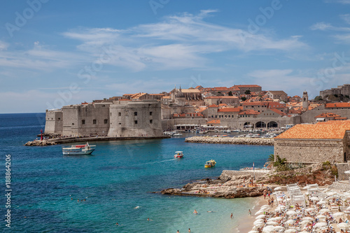 Fototapeta Naklejka Na Ścianę i Meble -  Old Town and Beaches of Dubrovnik, Croatia