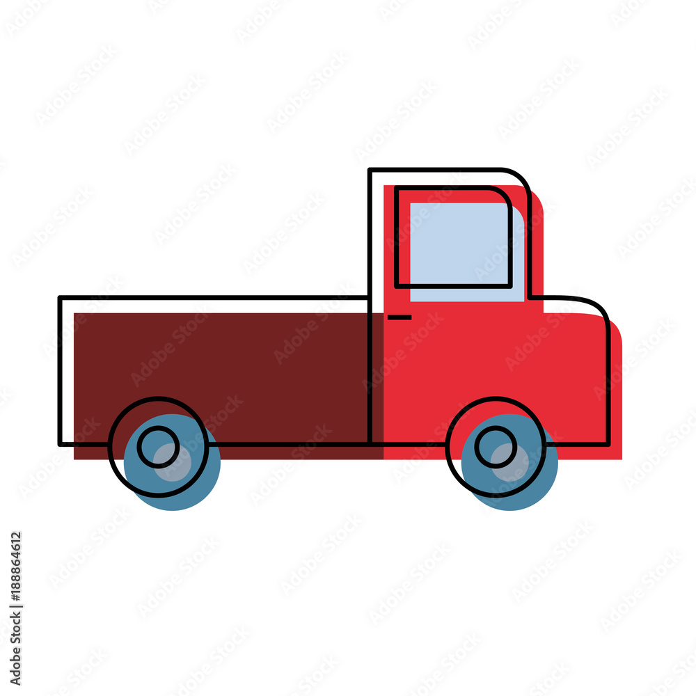 cargo truck icon image cargo truck icon image
