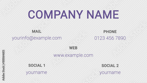 Flat Corporate Title Sequence