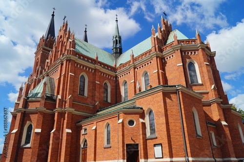 The Neo - Gothic Catholic church in Lodz