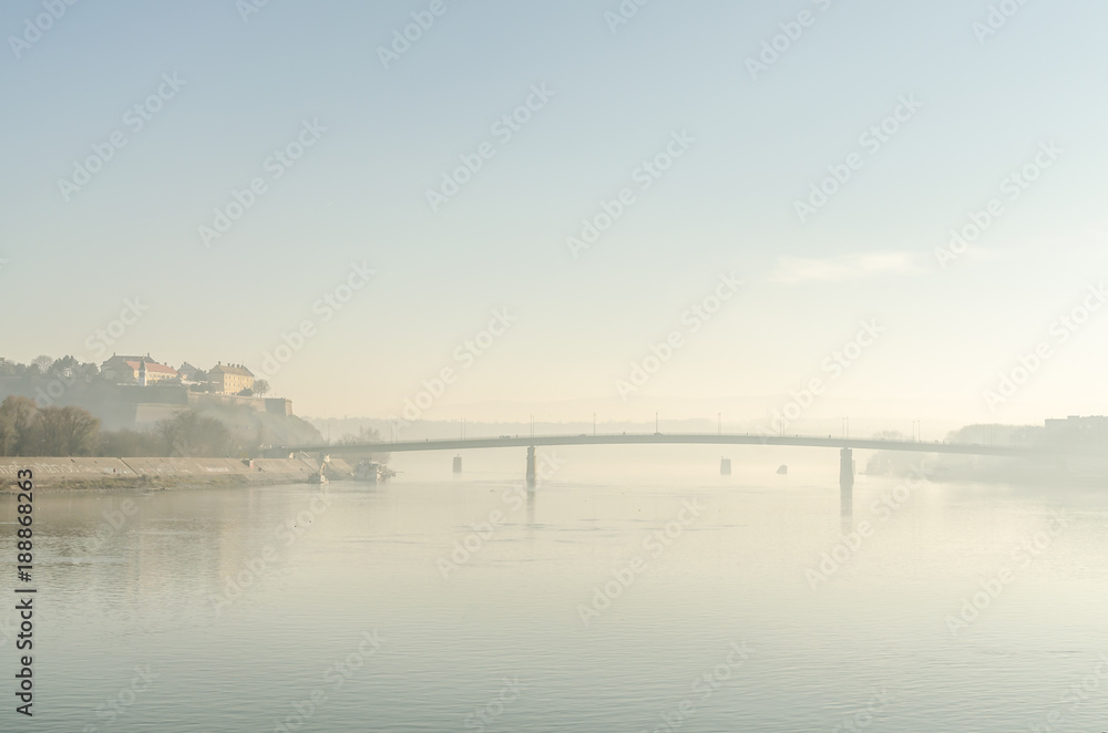 Bridge on the River Danube in Novi Sad Bridge on the River Danube in Novi Sad