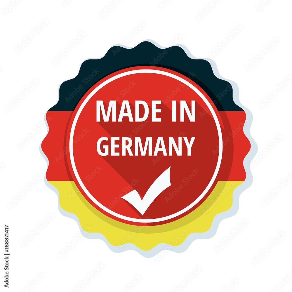 Made in Germany label illustration Made in Germany label illustration