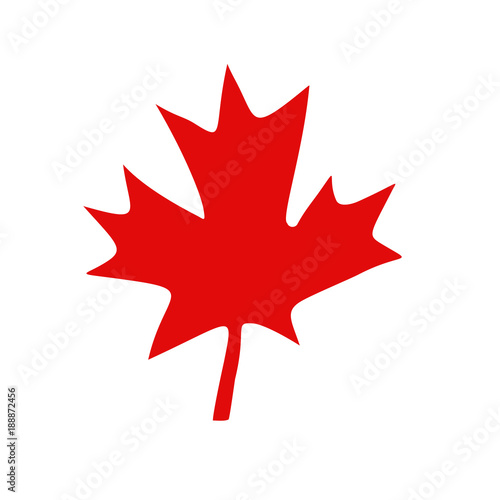 canadian red maple leaf