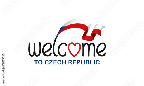 Czech Republic flag background