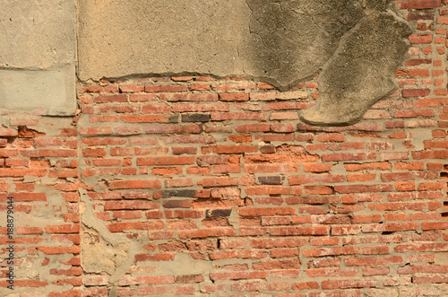 Old brick over 500 years. photo