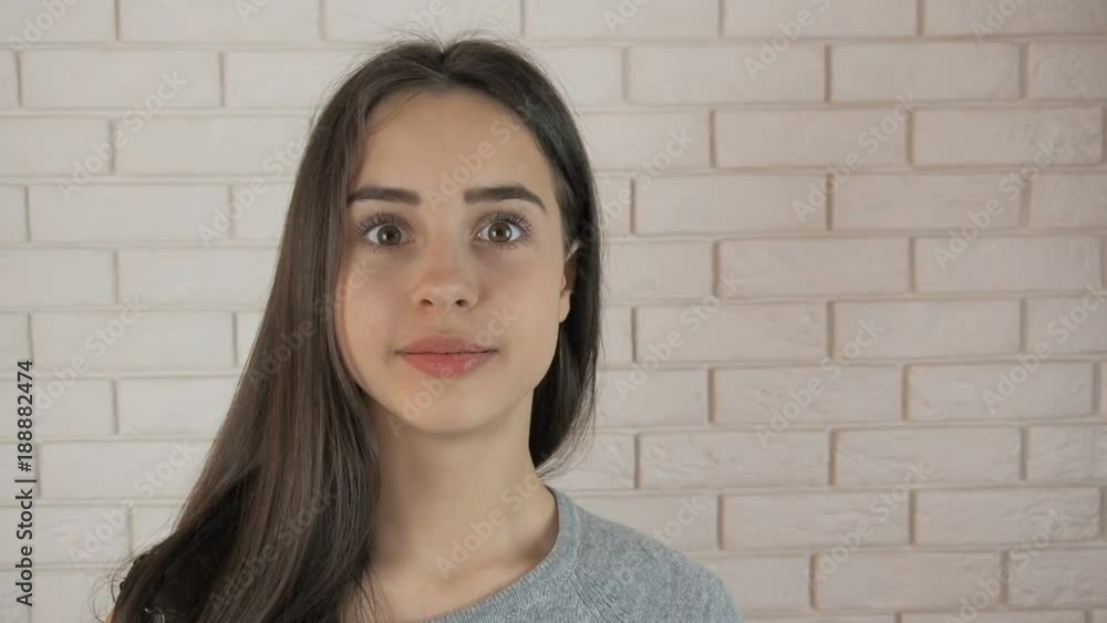 Surprised beautiful girl. A teenager girl is surprised. Surprised beautiful girl. A teenager girl is surprised.