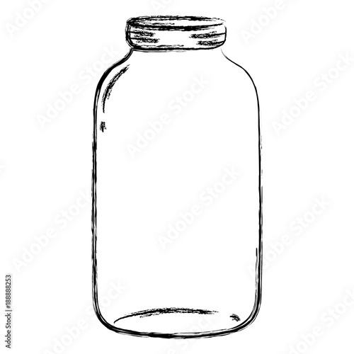 grunge long mason glass preserve design
