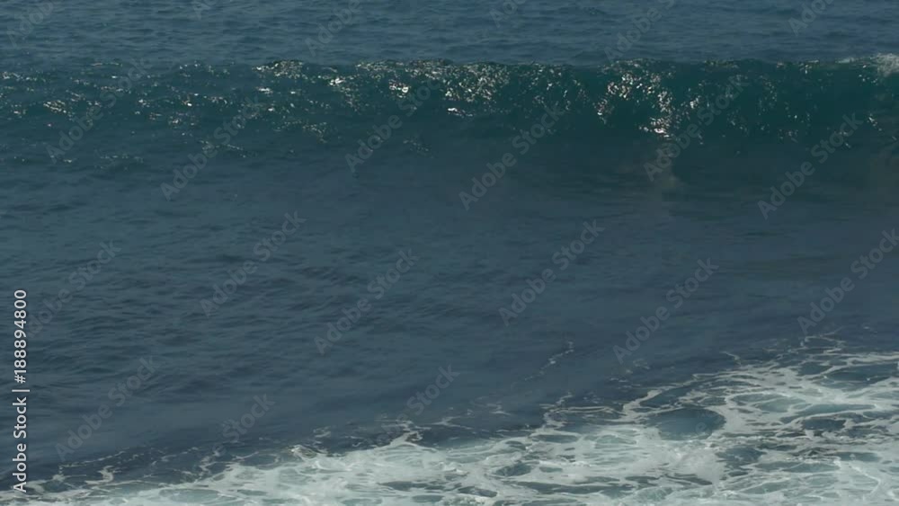 A ocean wave in slow motion A ocean wave in slow motion