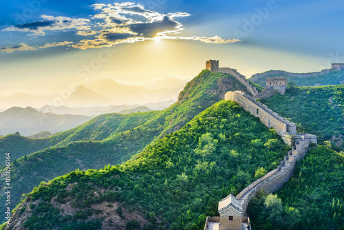 Stampa su tela The Great Wall of China