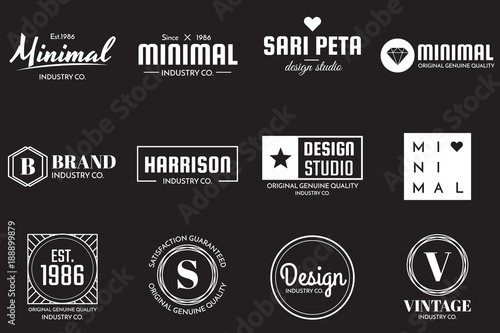 Minimal Vector Logo for banner