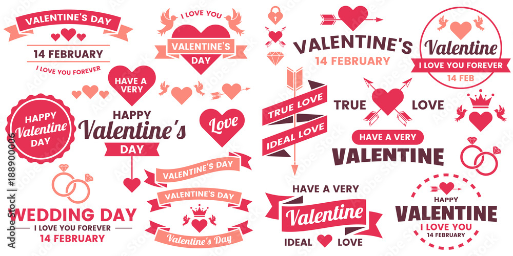 Valentine template banner Vector background for banner Valentine template banner Vector background for banner