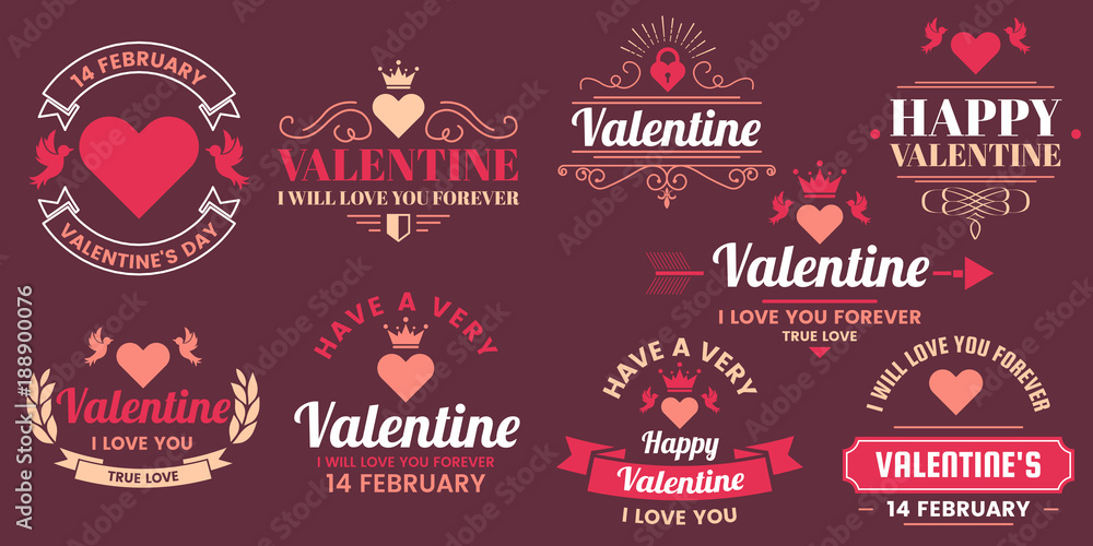 Valentine template banner Vector background for banner Valentine template banner Vector background for banner