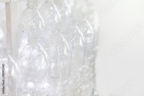 Empty water bottle for Recycling Plastic Environment Savings Reduce Junk