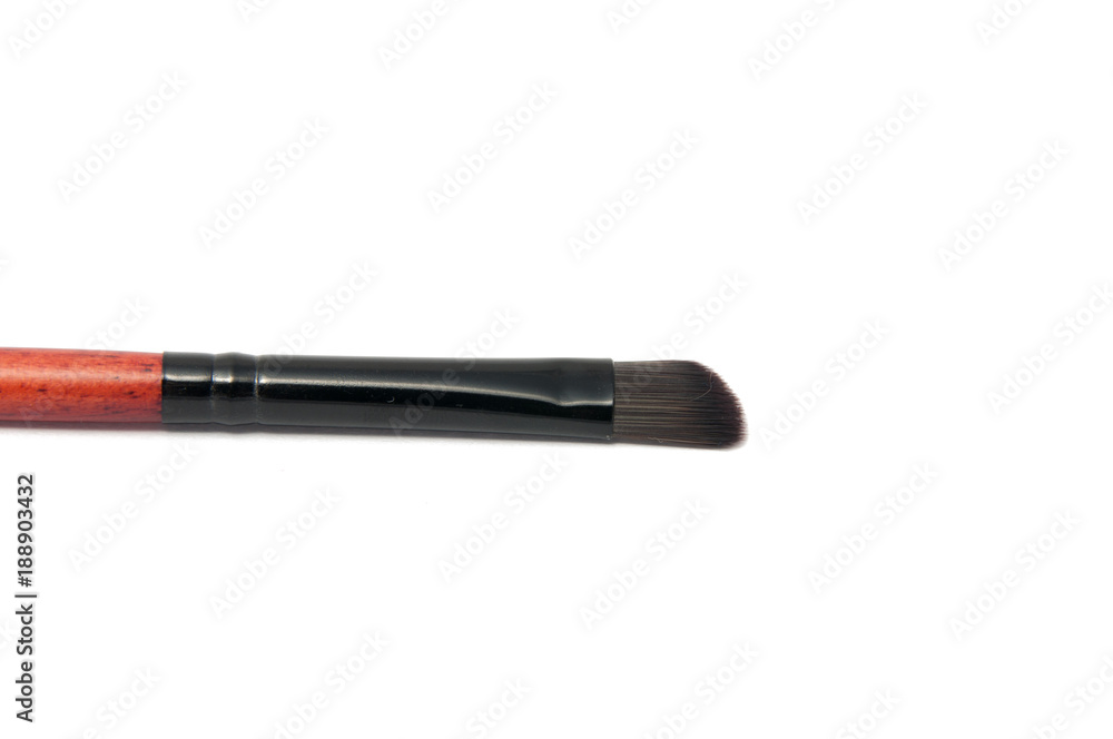 Brush for make up isolated on the white Brush for make up isolated on the white