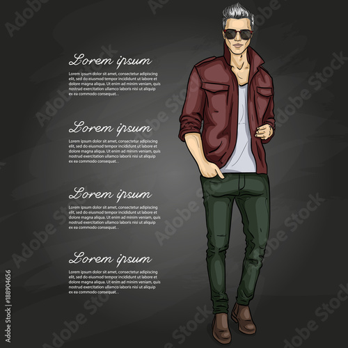 Vector man model