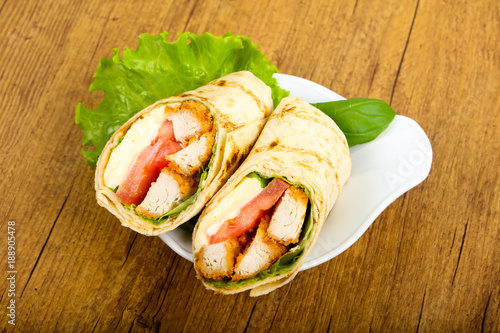 Chicken bread roll